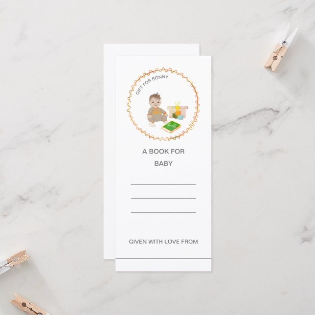 Zig Zag Círculo Costeiro Chá Baby Boy for Books (Frente/Verso In Situ)