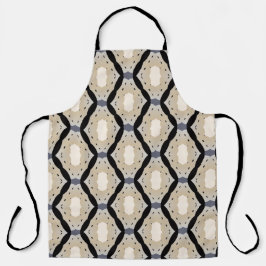 Zig zag geometric black and off-white 