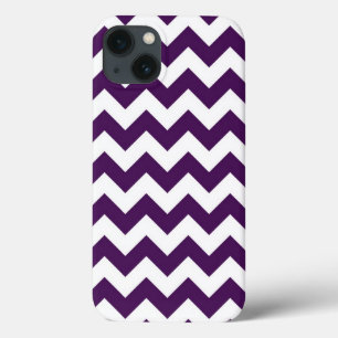 Ziguezague roxo e branco