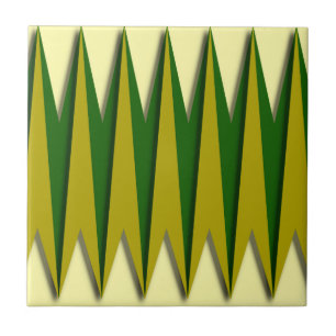 Ziguezague verde e amarelo