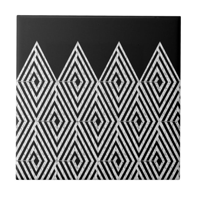 Zigzag Diamond Chevron Padrão tribal (Frente)