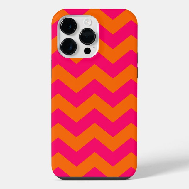 Zigzag laranja e rosa (Verso)