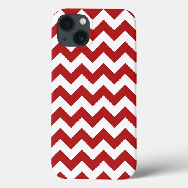 Zigzag vermelho e branco (Verso)
