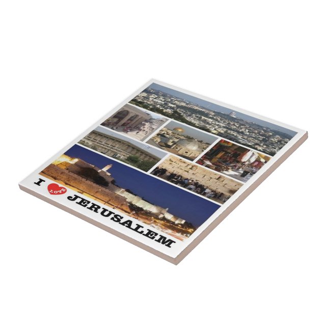 zIL003 eu amo JERUSALEM Israel Médio Oriente, (Lateral)