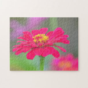 Zinnias 7531 quebra-cabeça de serra de vaivém