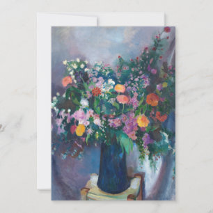 Zinnias e Asters   Arthur Beecher Carles