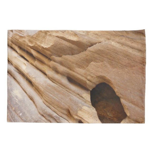 Zion Canyon Wall I Abstrato Natureza Fotografia (Verso)