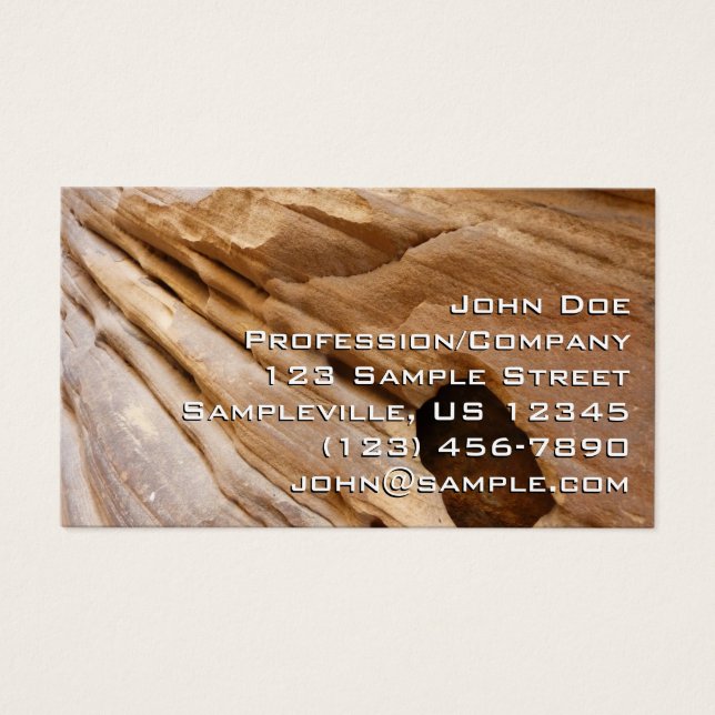 Zion Canyon Wall I Abstrato Natureza Fotografia (Frente)