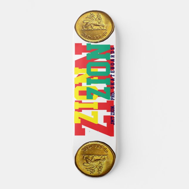 ZION OFFICIAL Skateboard (Frente)