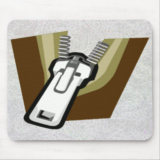 "Zipper em um Mousepad "