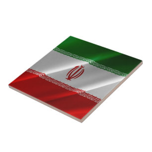 zIR002 Iraniano acenando BANDEIRA Irã,