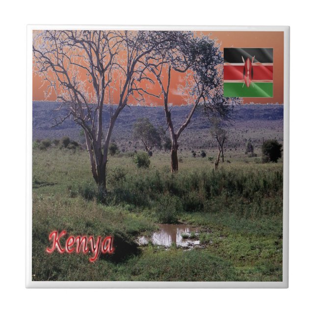 zKE003 KENYA, Panorama, África, (Frente)