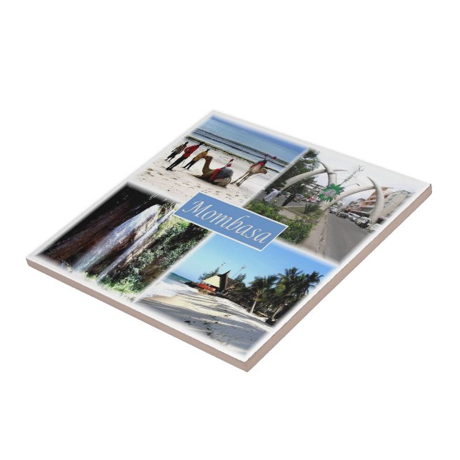 zKE030 MOMBASA, Mosaico, Quénia, África (Lateral)