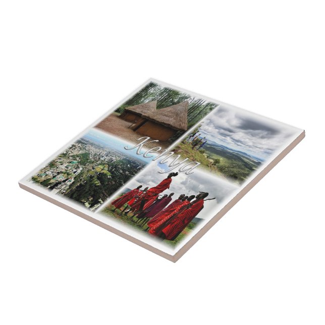 zKE031 KENYA, Mosaico, África, (Lateral)