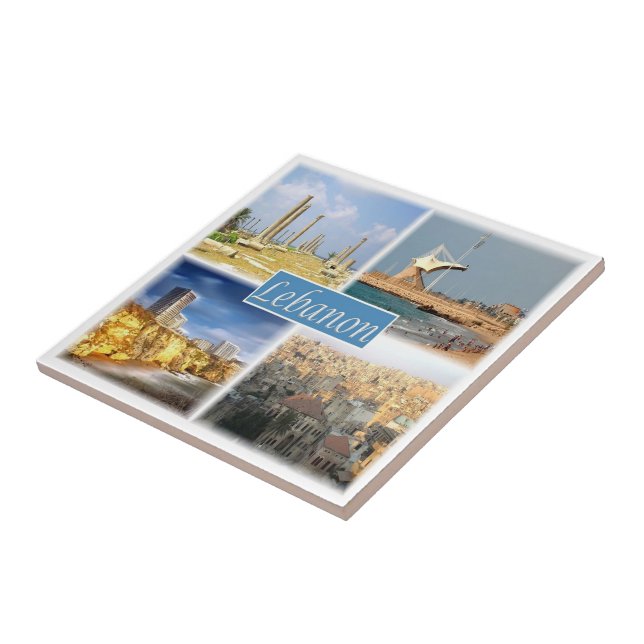 zLB005 Líbano, mosaico, Ásia, (Lateral)