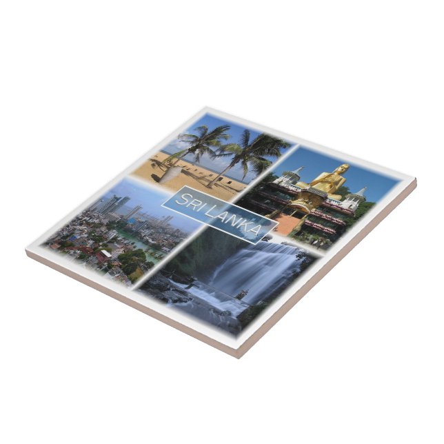 zLK004 SRI LANKA mosaico, Ásia, (Lateral)