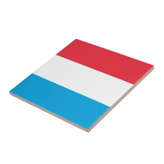 zLU001 Luxembourg FLAG, (Lateral)