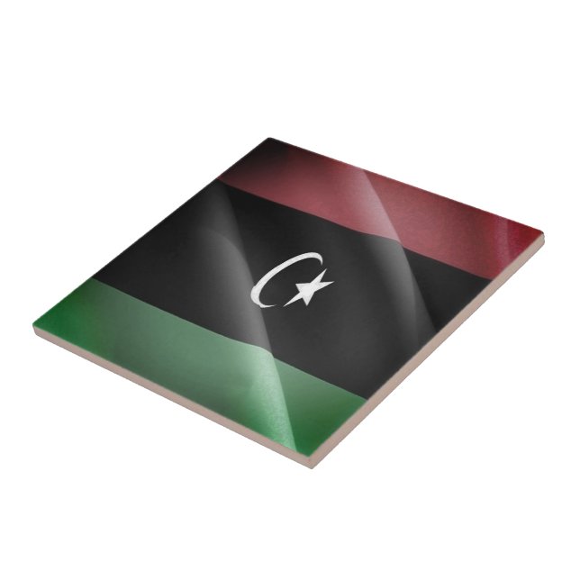 zLY002 LIBYA, acenando para o Líbano, África, (Lateral)