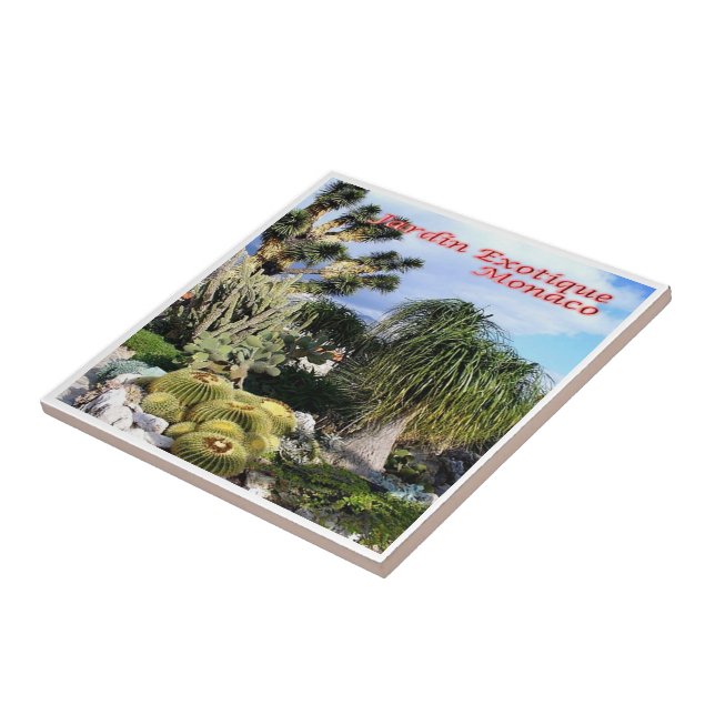 zMC047 EXOTIC GARDEN, Mônaco, (Lateral)