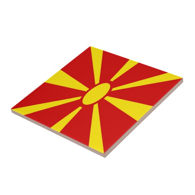 zMK001 North Macedonian FLAG, Macedônia, (Lateral)