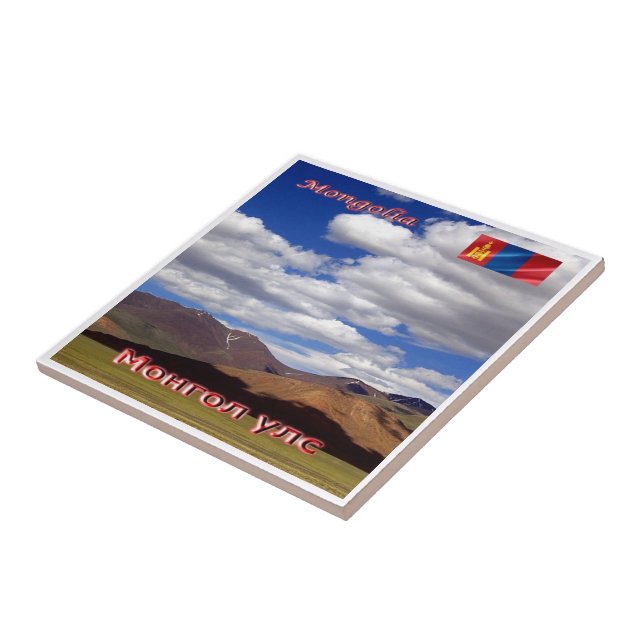 ZMN006 MONGOLIA — paisagem, Ásia; (Lateral)