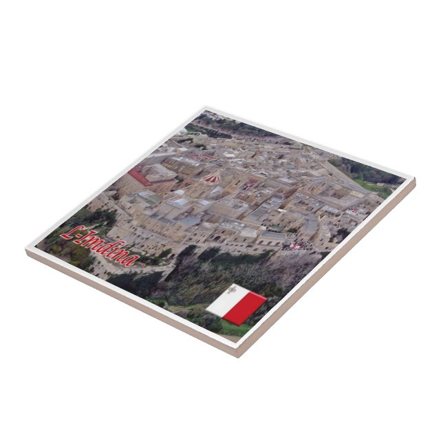zMT009 MDINA SkyLine, Malta, (Lateral)
