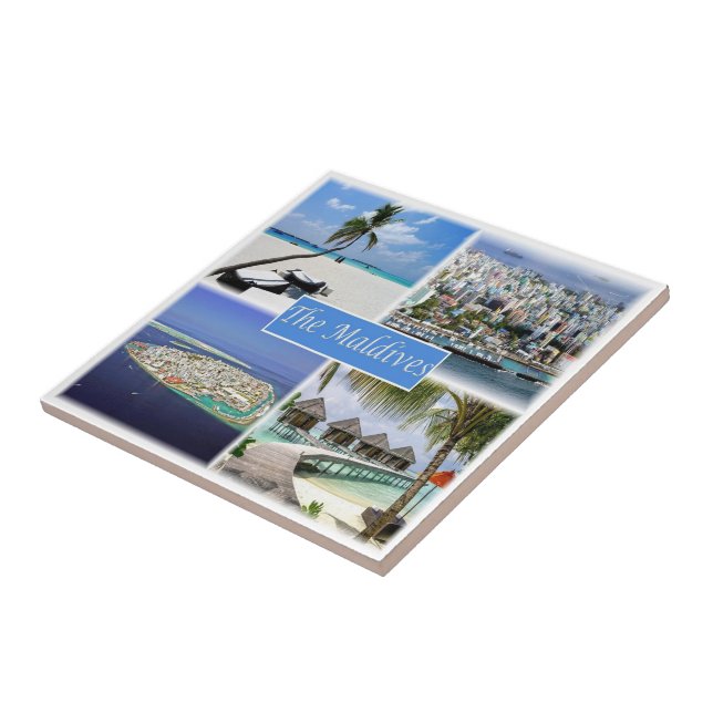 zMV003 MALDIVES, mosaico, (Lateral)