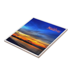 zMV014 sunset MALDIVES, Ásia,