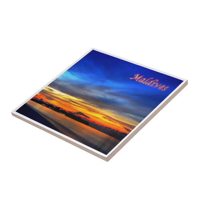 zMV014 sunset MALDIVES, Ásia, (Lateral)