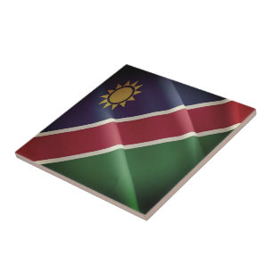 zNA002 NAMIBIA, Waving Flag, África,