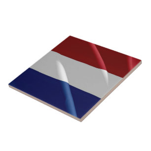 zNL002 Bandeira HOLANDESA acenando, Países Baixos,