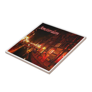 zNL020 AMSTERDAM — noite paisagística, Europa,