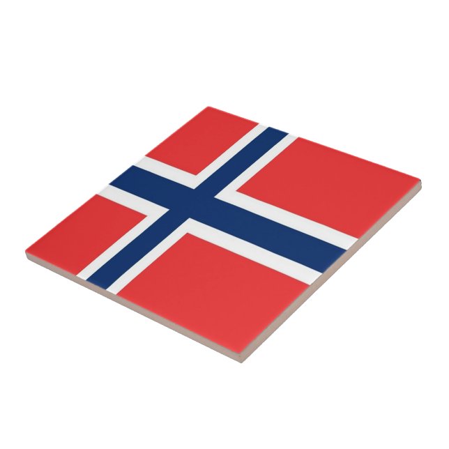zNO001 NORWEGIAN FLAG, Noruega, (Lateral)