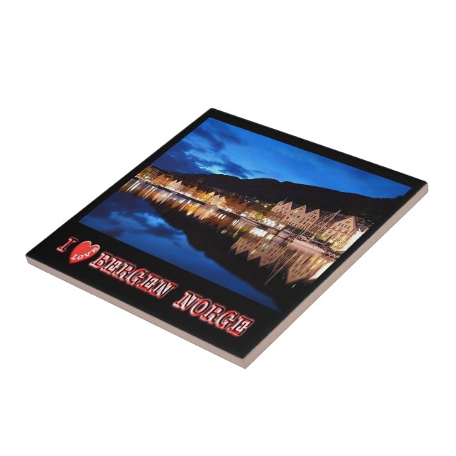 zNO021 BERGEN, Noruega "I Love", (Lateral)