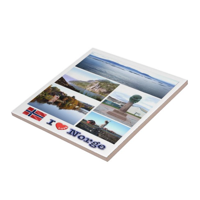 zNO171 NORGE "I Love", Noruega, (Lateral)