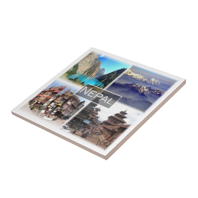 ZNP009 Colagem NEPAL, Ásia, (Lateral)