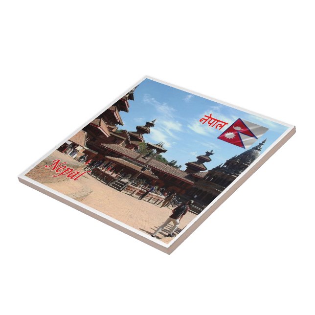 zNP010 PATAN TEMPLES, Nepal, Ásia, (Lateral)