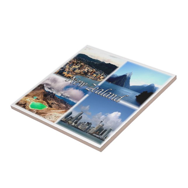 zNZ005 NOVA ZELÂNDIA, Mosaico, Oceânia, (Lateral)