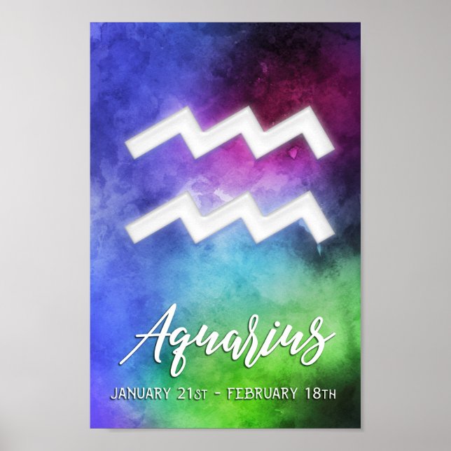 Zodiac: Aquarius Dates Poster (Frente)