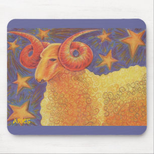 Zodiac Aries mousepad