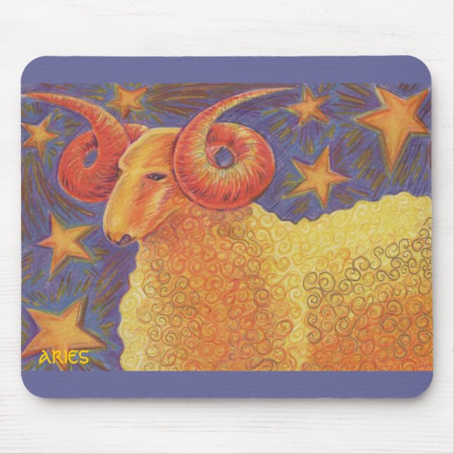 Zodiac Aries mousepad (Frente)