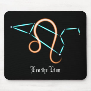 Zodiac Constelação Leo Mouse Pad