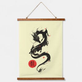 zodiac Dragon ink art sumi-e