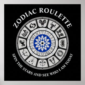 Zodiac Engraçado Sinais Poster