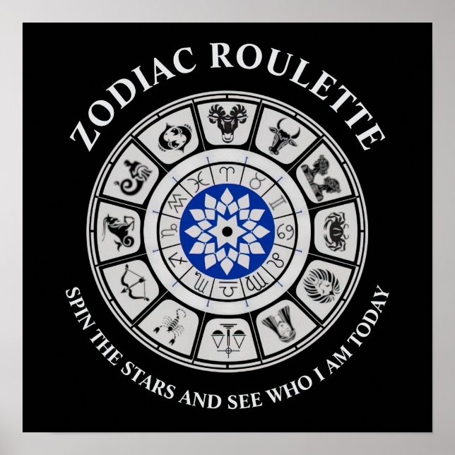 Zodiac Engraçado Sinais Poster (Frente)