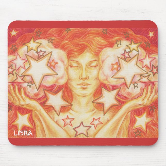 Zodiac Libra mousepad (Frente)