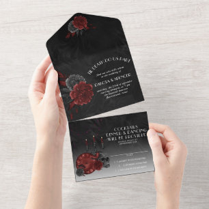 Zodiac Magic Crimson Henna Red Gótica Rosa
