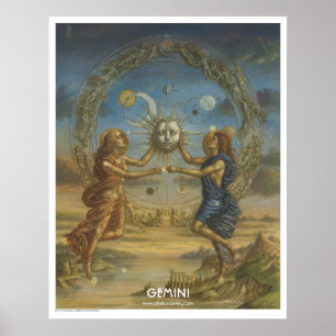 Zodiac Poster - Gemini