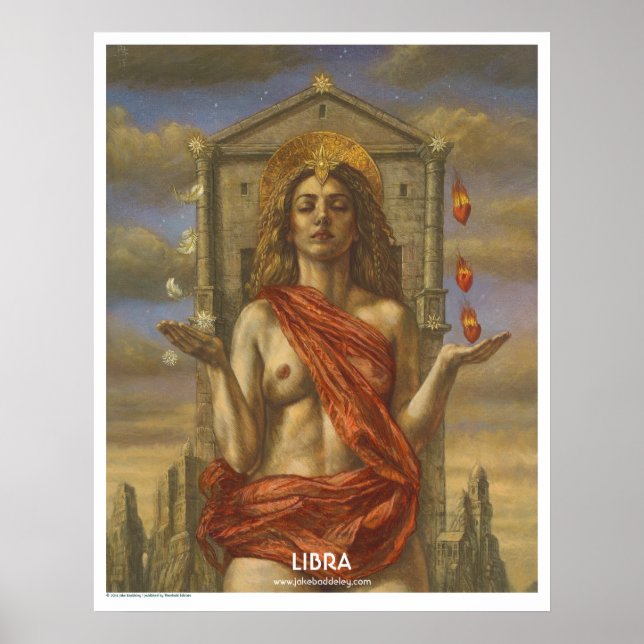 Zodiac Poster - Libra (Frente)