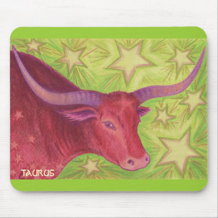 Zodiac Taurus mousepad